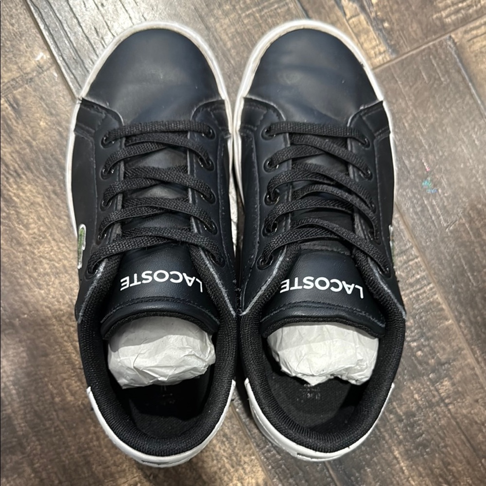 Lacoste Black and White Casual Sneakers